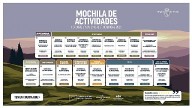 La "Mochila de Actividades" ofrece más de 25 propuestas para disfrutar de la naturaleza este otoño
