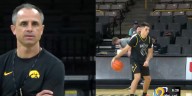 Ben McCollum brings son Peyton along in first year coaching Hawkeyes