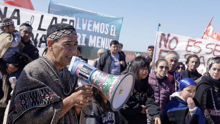 Nuevas protestas contra el fracking bajo el lago Mari Menuco