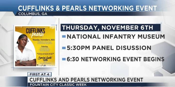 Cufflinks & Pearls networking event