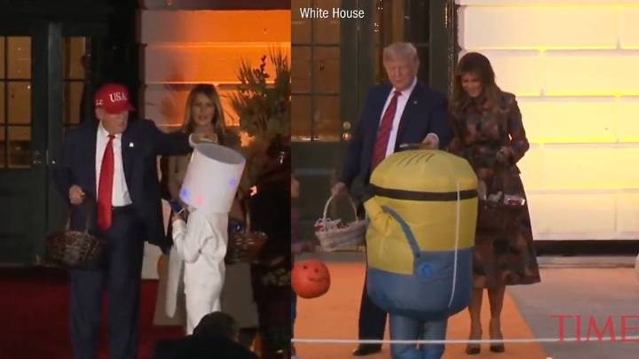 White House Halloween: Trump recreates viral Minion candy meme; see ‘epic’ McDonald’s, POTUS costumes