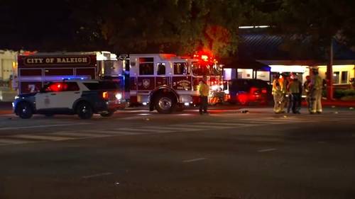Pedestrian critically injured in crash with car on Raleigh's Capital Boulevard