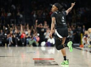 Aces hold off Mercury in WNBA Finals game one