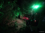 Adolescentes caen 25 metros al vacío tras chocar en motocicleta en paredón de Ruta 75