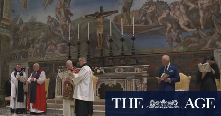 King Charles and Pope Leo pray together in historic service