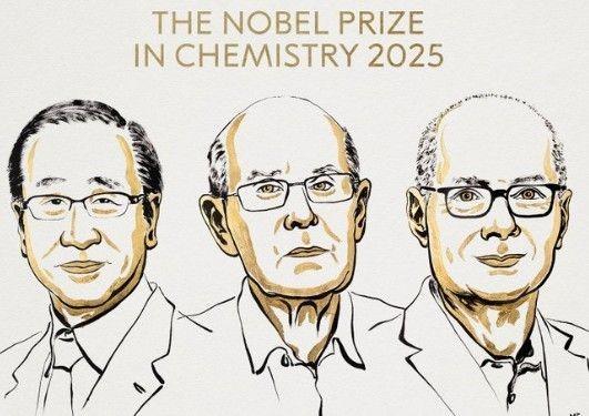 3 scientists win 2025 Chemistry Nobel for developing metal