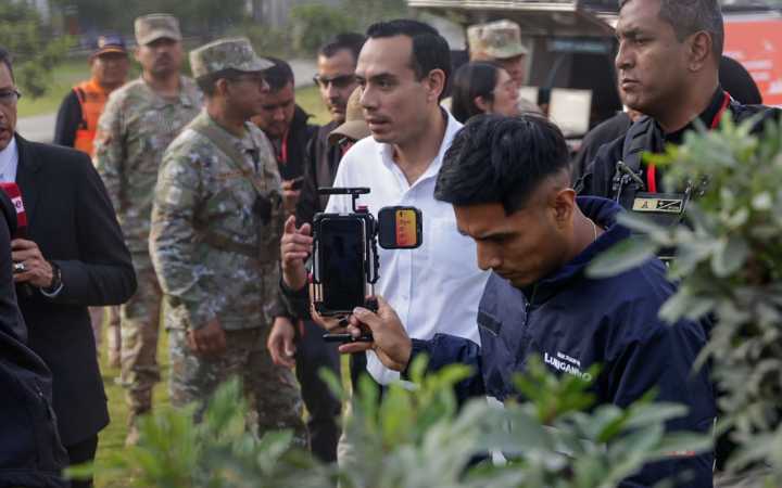 Jerí supervisa penal de Lurigancho en primer día del estado de emergencia en Lima y Callao