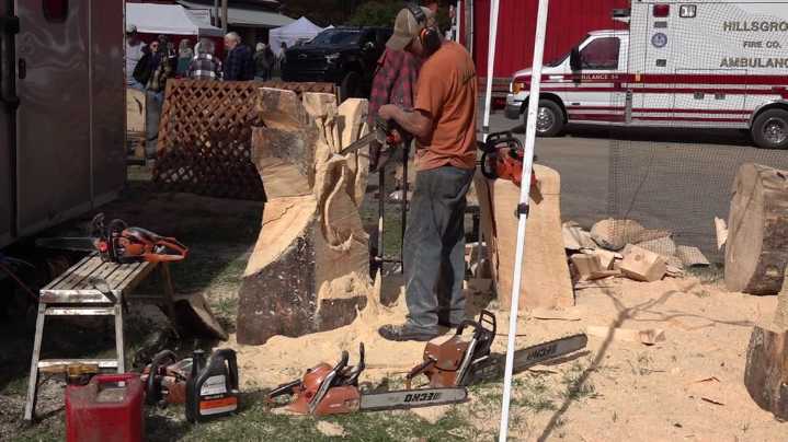 Chainsaws and Axes make up this yearly tradition in Sullivan County