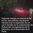 Atentado en Cauca: Violencia sin tregua deja a dos policías heridos