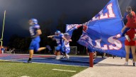 Roncalli defeats East Central 28-16 on October 17, 2025.