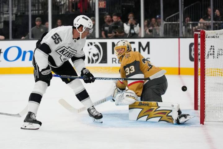 Kings top Golden Knights 6-5 in shootout, spoiling Dorofeyev’s hat trick and Marner’s debut – Winnipeg Free Press