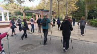 Dos asociaciones vecinales impulsan la marcha nórdica en Valencia