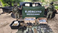 Aseguran armamento, explosivos y precursores químicos en Badiraguato y Cosalá