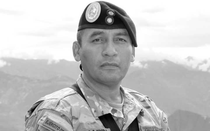 General Marco Marín Saldaña muere en accidente tras aterrizaje de helicóptero en Pataz