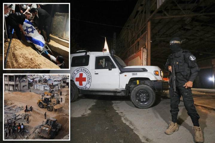 Hamas says it will return bodies of two more Israeli captives tonight