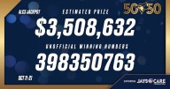 Blue Jays 50/50 ALCS jackpot: Kinburn resident wins $3.5 million