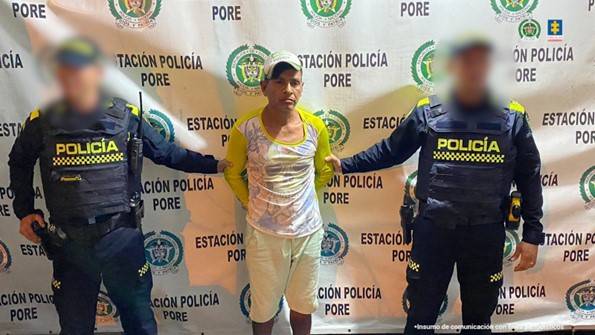 En Pore fue capturado, señalado de ser el homicida de un indígena en Arauca