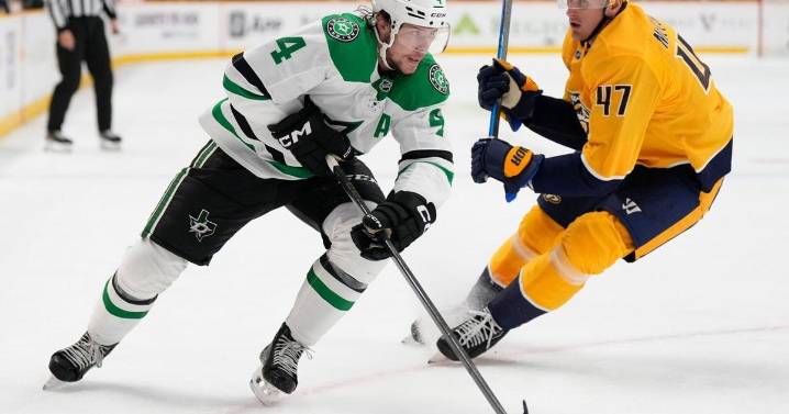Rantanen gets tiebreaking goal in 3rd period as Stars rally from two goals down, beat Predators 3