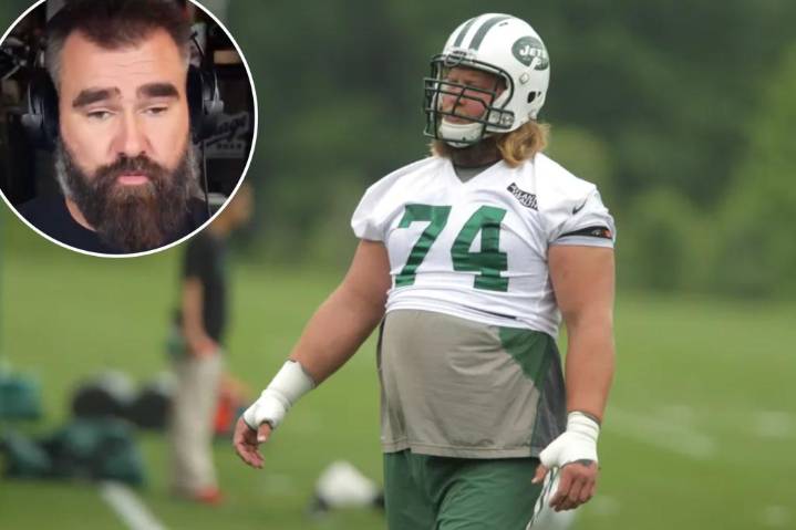 Jason Kelce pays heartfelt tribute to Nick Mangold after Jets legend's death