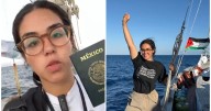 ¿Quién es Arlin Gabriela, estudiante de la UNAM interceptada por Israel mientras iba a Gaza?