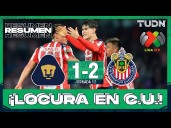 Pumas vs. Chivas (1-2): resumen y goles del partido por Liga MX