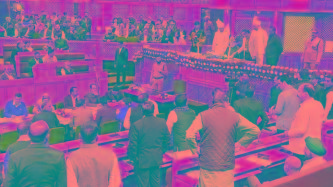 Uproar in J&K Assembly after Speaker rejects motion on disaster losses