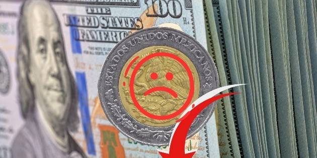 Peso mexicano TROPIEZA frente al dólar; así cotiza HOY martes