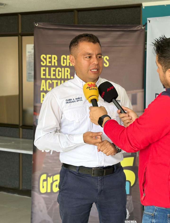 El Delegado de Registrador Nacional en Nariño, Olmer Alier Muñoz, es el Personaje 10.
