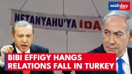 Israel condemns crane-hung Bibi effigy in Turkey