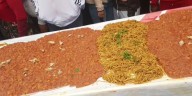 10 mil platos de carapulcra y sopa seca gratis son repartidos por aniversario del potaje emblemático