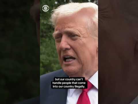 President Trump says “we may do a lot,” when asked about federal layoffs #shorts