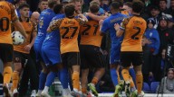 Championship sides at risk of FA action as security is forced to intervene following massive brawl