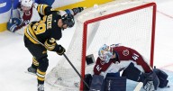 Morgan Geekie's hustle goal helps Bruins beat Avalanche 3
