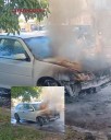 Resistencia: se incendió un auto en la avenida San Martín