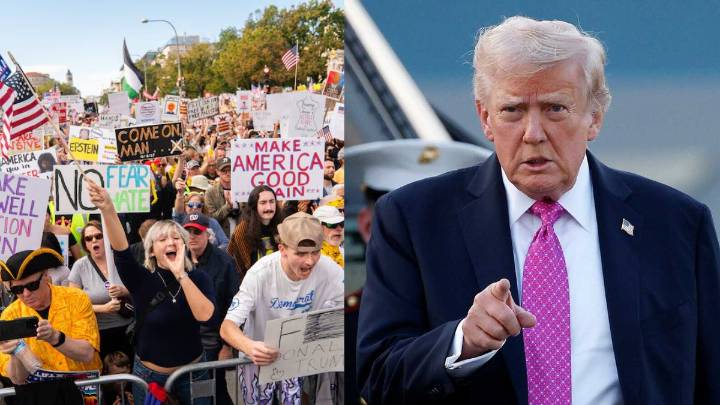 ‘No Kings’ protest: 13 arrested, including man accused of making terroristic threats; Trump calls the rally ‘a joke’
