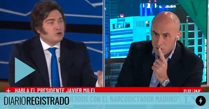 Milei aseguró que "el kirchnerismo es una minoría ruidosa y decreciente" pero la respuesta de Trebucq lo dejó en ridículo