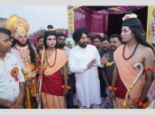 MP Satnam Singh Sandhu Participates in Dussehra Celebration at Sector 38, 44 & Sector 49 Chandigarh