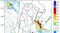 SMN emitió un alerta amarilla por tormentas para el domingo