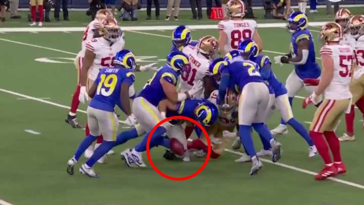 NFL fans adamant Los Angeles Rams were denied by 'one of the worst calls' in San Francisco 49ers loss