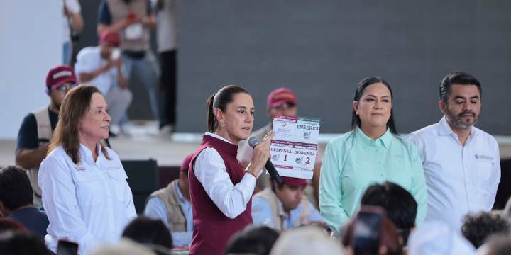 Claudia Sheinbaum supervisa avances de limpieza en Poza Rica junto a Rocío Nahle