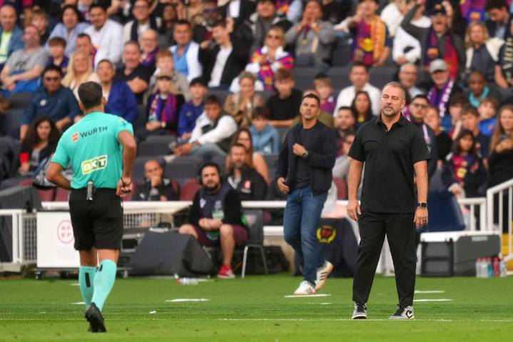 Hansi Flick set for El Clasico touchline ban after red card in Barcelona's Girona win