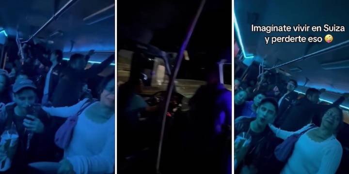 Chofer de la CDMX convierte su autobús en antro y pasajeros cantan y bailan al ritmo del pasito duranguense