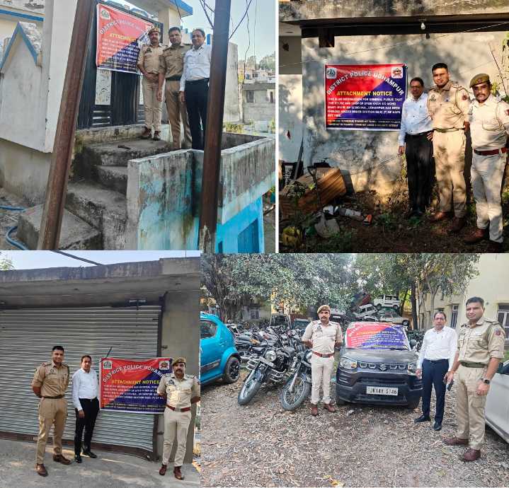 Drug Peddlers Property Worth Over Rs 2 Crore Attached in Udhampur