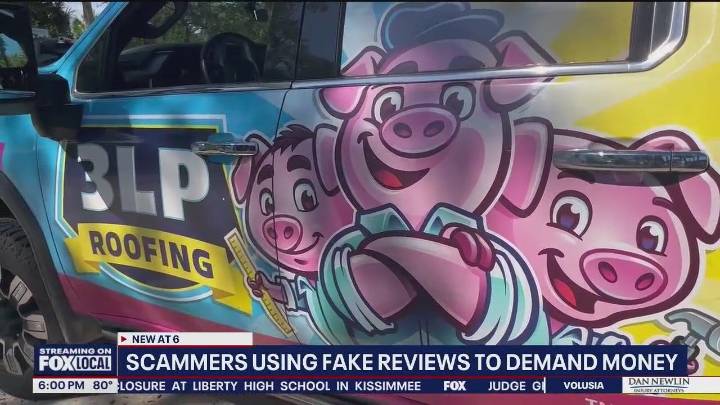 Alleged scammers target business with fake reviews