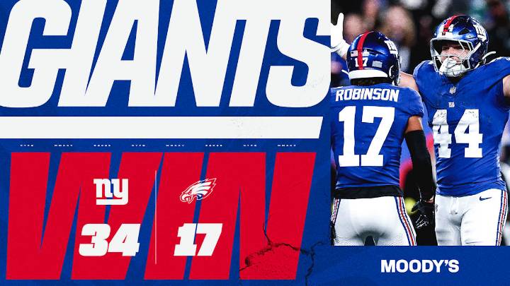 Instant Analysis: Giants defeat Eagles, 34-17, on Thursday Night Football