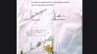 Apareció un contrato quemado entre Machado y Espert durante un allanamiento