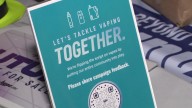 Beyond the Hype campaign at high school football game in Mountour County, aiming to combat teen vaping