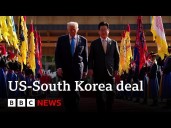 US President Donald Trump announces trade deal with South Korea