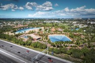 Endless wave pool for surfers right off I