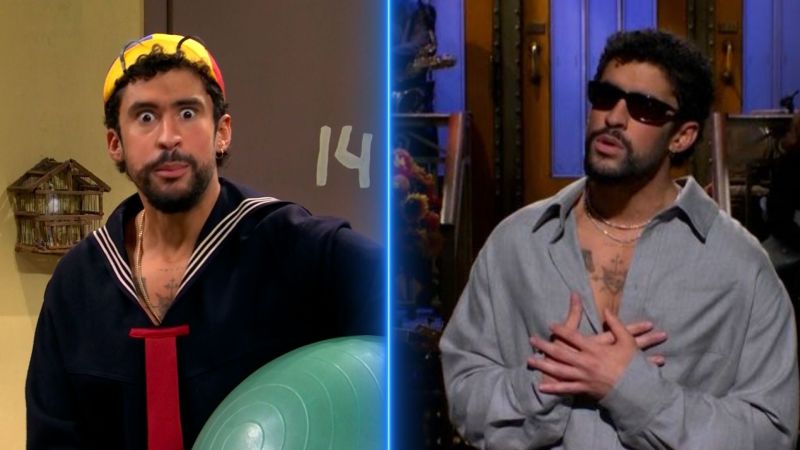 Bad Bunny destaca aportación de latinos en EE.UU. y rinde tributo a “El chavo del 8” durante participación en “SNL”